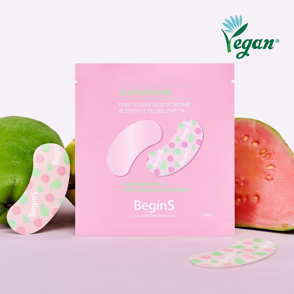 BeginS by JUNGSAEMMOOL Pink Guava Glutathione Blemish Eye Gel Patch
